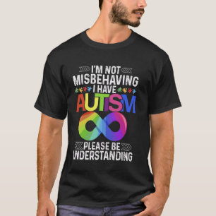 Camiseta Eu não estou me comportando mal eu tenho suporte p