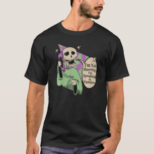 Camiseta Eu não estou me movendo, estou falando em cursivo
