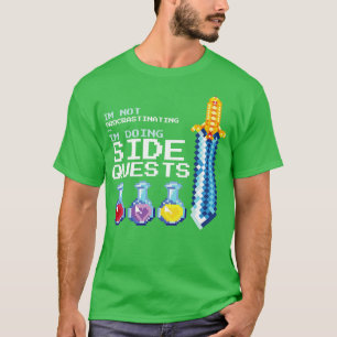 Camiseta Eu não estou procrastinando ele fazendo buscas lat