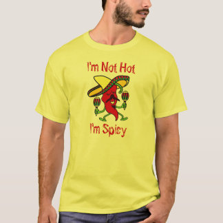 Camiseta Eu não estou quente, mim sou picante… Homens