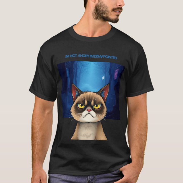 Camiseta Eu não estou zangado. Estou desapontado (Frente)