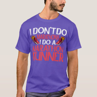 Camiseta Eu Não Faço Maratonas Eu Faço Uma Família de Corre