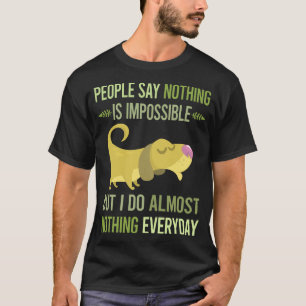 Camiseta Eu Não Faço Nada De Caça 35