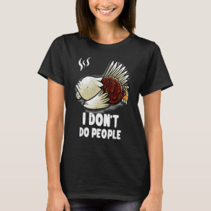 Camiseta Eu não faço Pessoas Nerd dormindo a águia-careca a