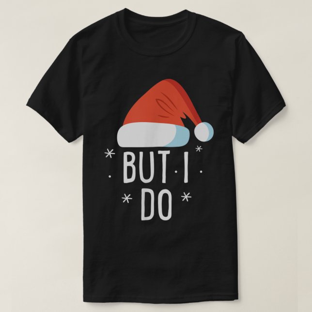 Camiseta Eu não faço roupas de Natal iguais, mas eu faço Xm (Frente do Design)