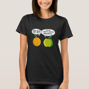 Camiseta Eu não falo mandarim
