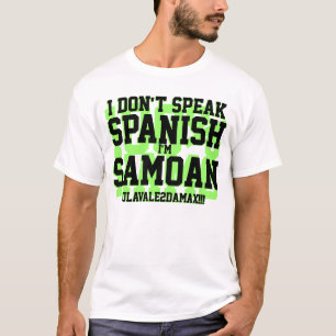 Camiseta Eu não falo o espanhol