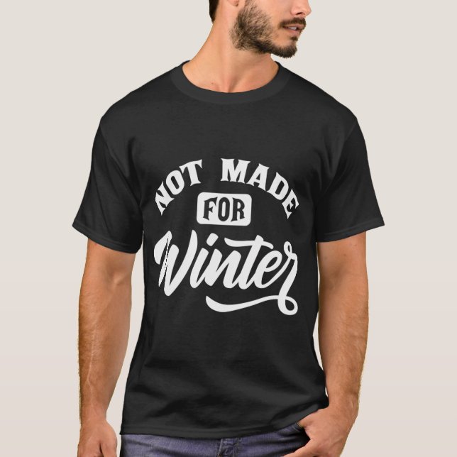Camiseta Eu Não Fui Feito Para O Inverno Sunny Weather Seas (Frente)