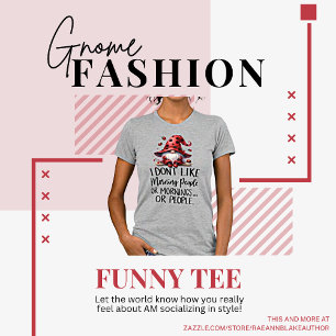 Camiseta Eu Não Gosto de Pessoas Matinais