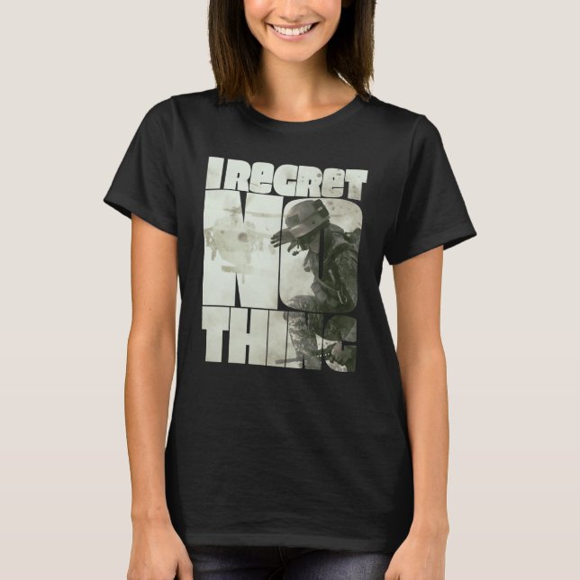 Camiseta Eu não lamento nada 3 (Frente)