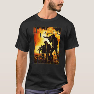 Camiseta Eu não lamento nada do prêmio dos soldados militar