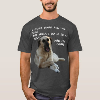 Camiseta Eu Não Latido O Tempo Todo Kangal Com Expressão Bo