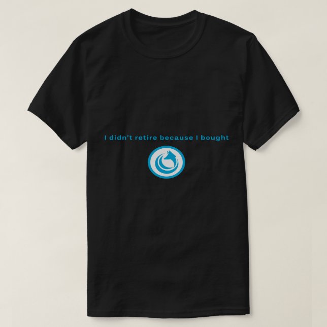 Camiseta Eu não me aposentei porque comprei o AIR Token (2) (Frente do Design)