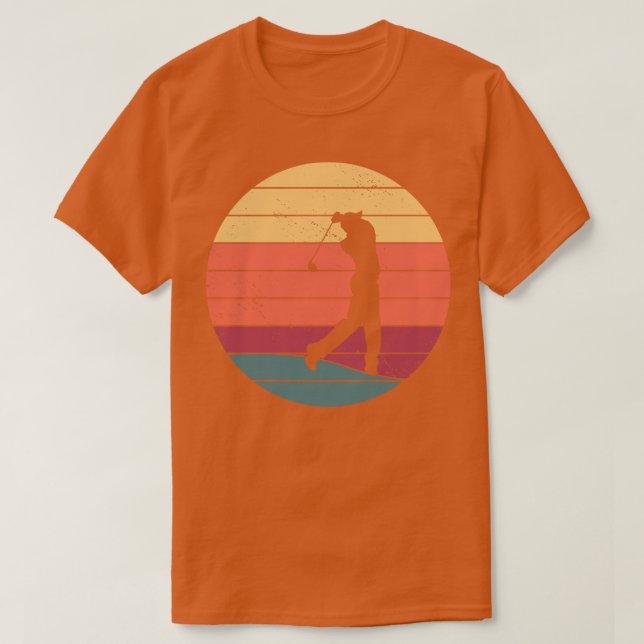 Camiseta Eu Não Me Importava Menos De Ir Para Golfe (Frente do Design)