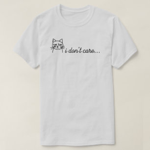 Camiseta Eu não me importo com T-Shirt