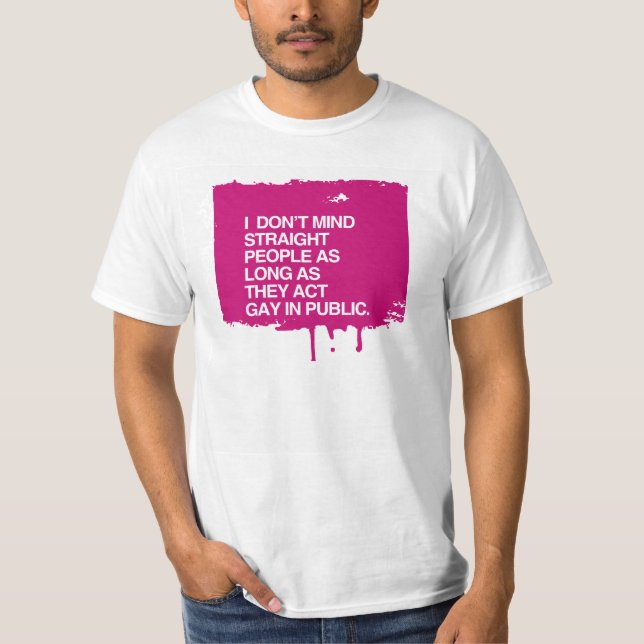 CAMISETA EU NÃO ME OCUPO DE PESSOAS RETAS CONTANTO QUE (Frente)