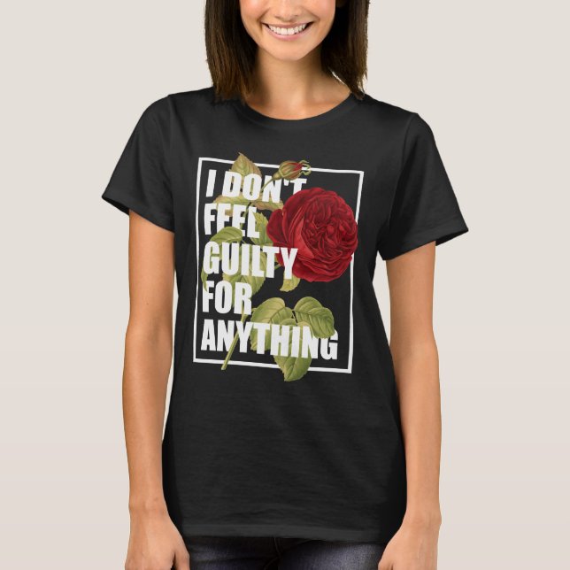 Camiseta Eu não me sinto culpado por nada (Frente)