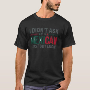 Camiseta Eu Não Pedi Para Ser Pai Mexicano Marido Dia dos P