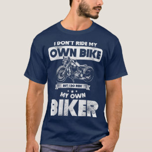 Camiseta Eu não pego a bicicleta, mas pego a bicicleta