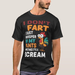 Camiseta Eu Não Peido Eu Só Sussurro Nas Minhas Calças Às V