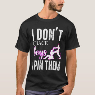Camiseta Eu não persigo o rapaz, eu pinto-lhes Luta no meio
