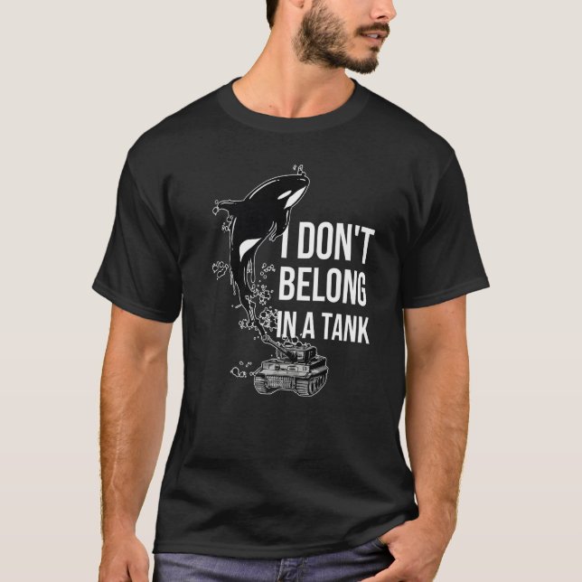 Camiseta Eu Não Pertenço A Um Tanque (Frente)