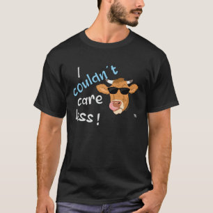 Camiseta Eu Não Poderia Importar Menos  Declaração Grim da 