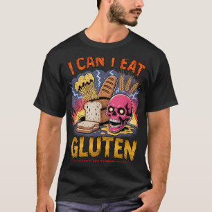 Camiseta Eu Não Posso Comer Gluten Isso Faz Meu Tummy Dói E
