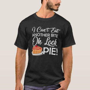 Camiseta Eu Não Posso Comer Mais Uma Tarte de Abóbora de Mo