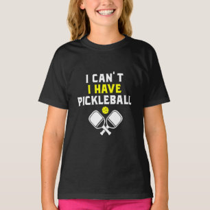 Camiseta Eu não posso comer picleball, Pickleball Lover