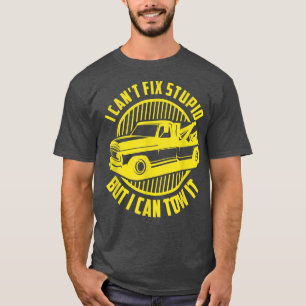 Camiseta Eu não posso consertar o estúpido, mas eu posso fa
