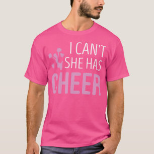 Camiseta Eu Não Posso Ela Tem Alegria Pai Mãe Líder de Torc