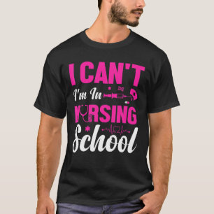 Camiseta Eu não posso estar na enfermaria da escola