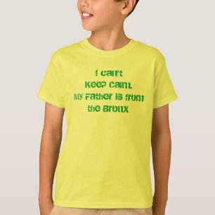 Camiseta Eu não posso ficar calmo.