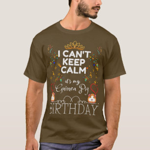 CAMISETA EU NÃO POSSO FICAR CALMO É O ANIVERSÁRIO DO MEU PI