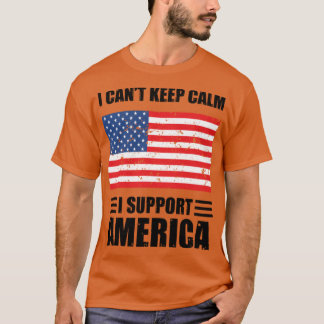 Camiseta Eu não posso ficar calmo eu apoio o mundo de futeb