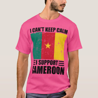 Camiseta Eu não posso ficar calmo eu apoio o Mundo de Futeb