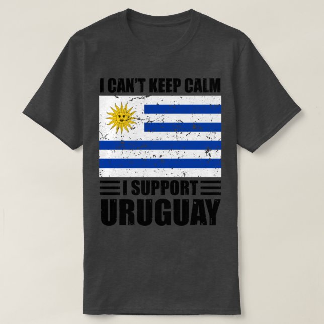 Camiseta Eu não posso ficar calmo Eu apoio o Mundo de Futeb (Frente do Design)