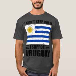 Camiseta Eu não posso ficar calmo Eu apoio o Mundo de Futeb