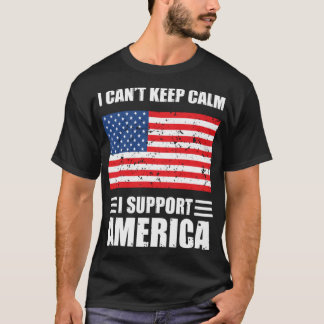 Camiseta Eu não posso ficar calmo eu apoio o mundo de futeb