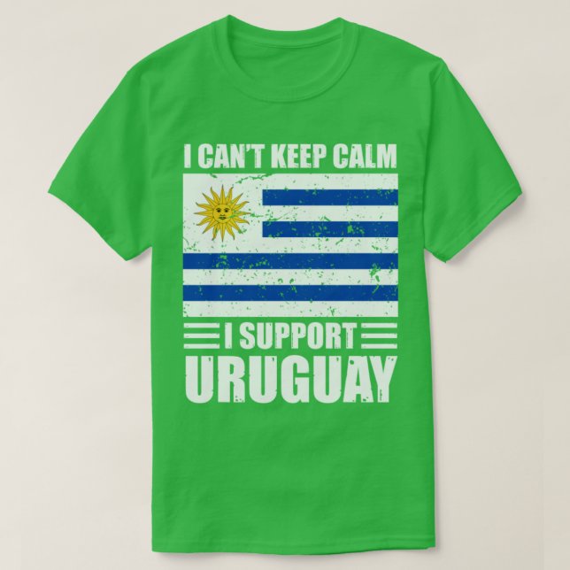 Camiseta Eu não posso ficar calmo Eu apoio o Mundo de Futeb (Frente do Design)