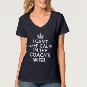 Camiseta Eu não posso manter a calma que eu sou a esposa d