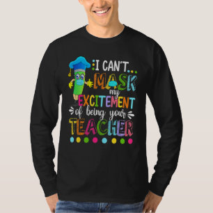Camiseta Eu Não Posso Mascarar Minha Entusiasmo De Ser Seu