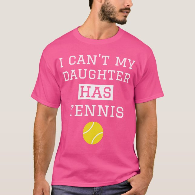 Camiseta Eu Não Posso Minha Filha Tem Tênis Engraçado Tênis (Frente)