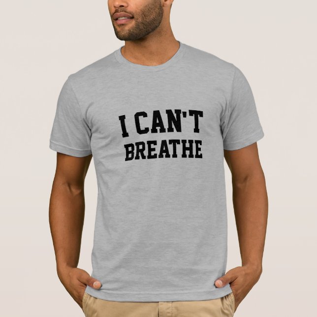 CAMISETA EU NÃO POSSO RESPIRAR (Frente)