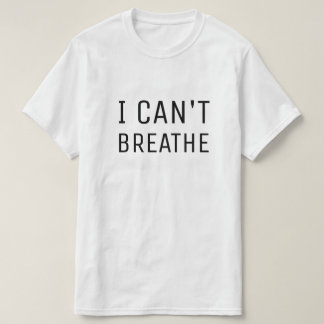 CAMISETA EU NÃO POSSO RESPIRAR