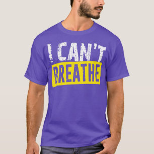 Camiseta Eu Não Posso Respirar As Vidas Negras Importam-Se
