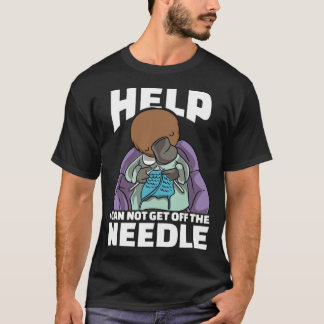 Camiseta Eu Não Posso Sair Da Agulha Roubando Labrador pri
