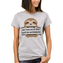 Eu não posso ser incomodado com design de Sloth En