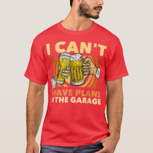 Camiseta Eu não posso ter planos no bebedor de cerveja de g